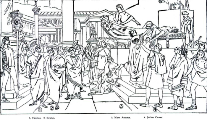 The Assassination of Julius Caesar 1905 Eden Musee